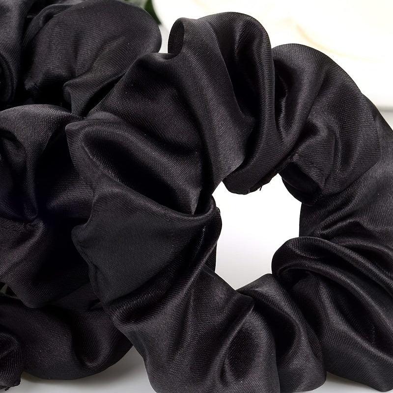 10pcs Satin Scrunchies Hair Ties Elastic Hair Bobbles Ponytail Holders