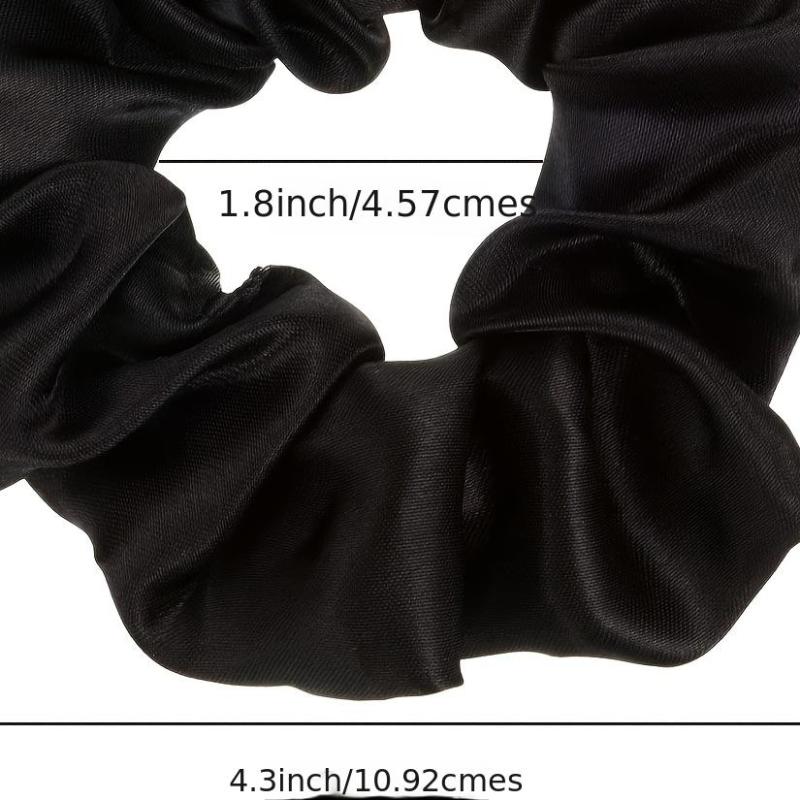 10pcs Satin Scrunchies Hair Ties Elastic Hair Bobbles Ponytail Holders