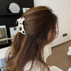 Cartoon Spotted Dog Hair Claw Banana Clip Hairgrip