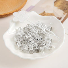100pcs Metal Hair Cuff Rings for Dreadlock Braids Hair Jewelry