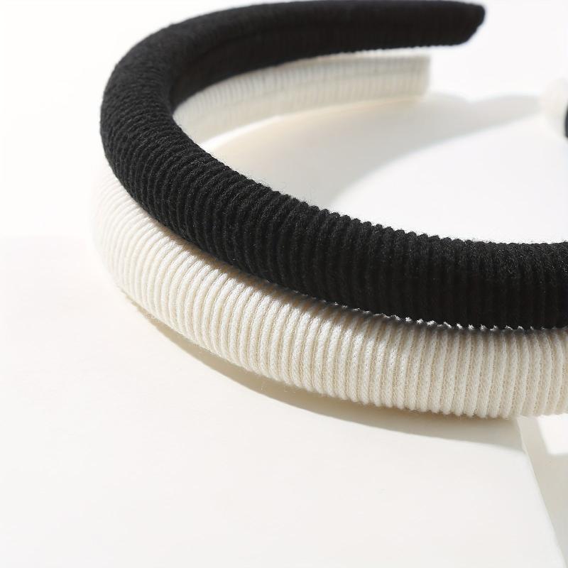 2PCS Wide Brimmed Hair Band Casual Hair Accessories For Women Girls