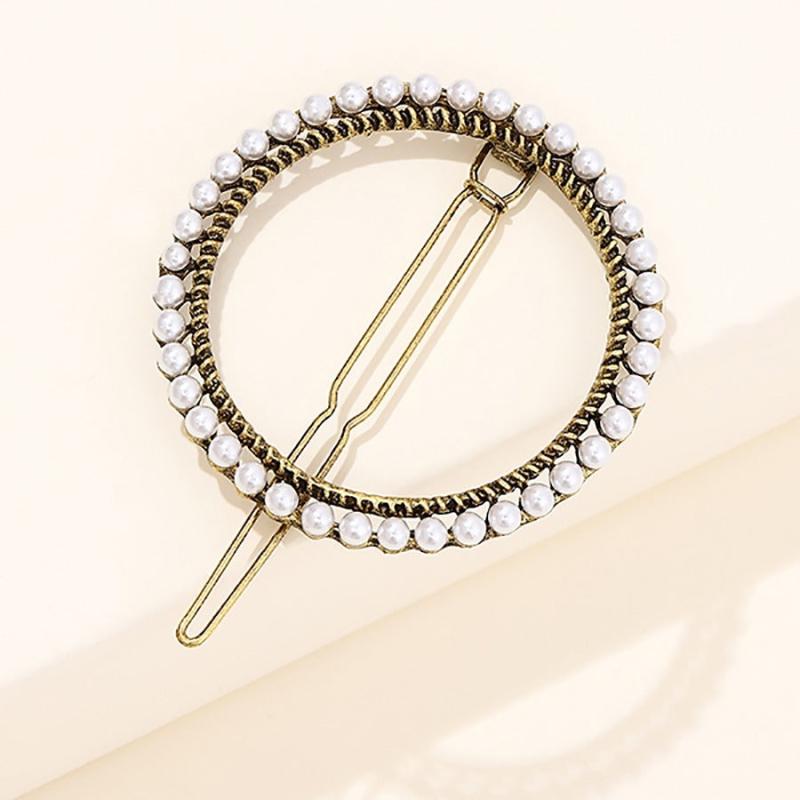 Sparkly Rhinestone Barrettes Princess Costume Pearl Pin Set