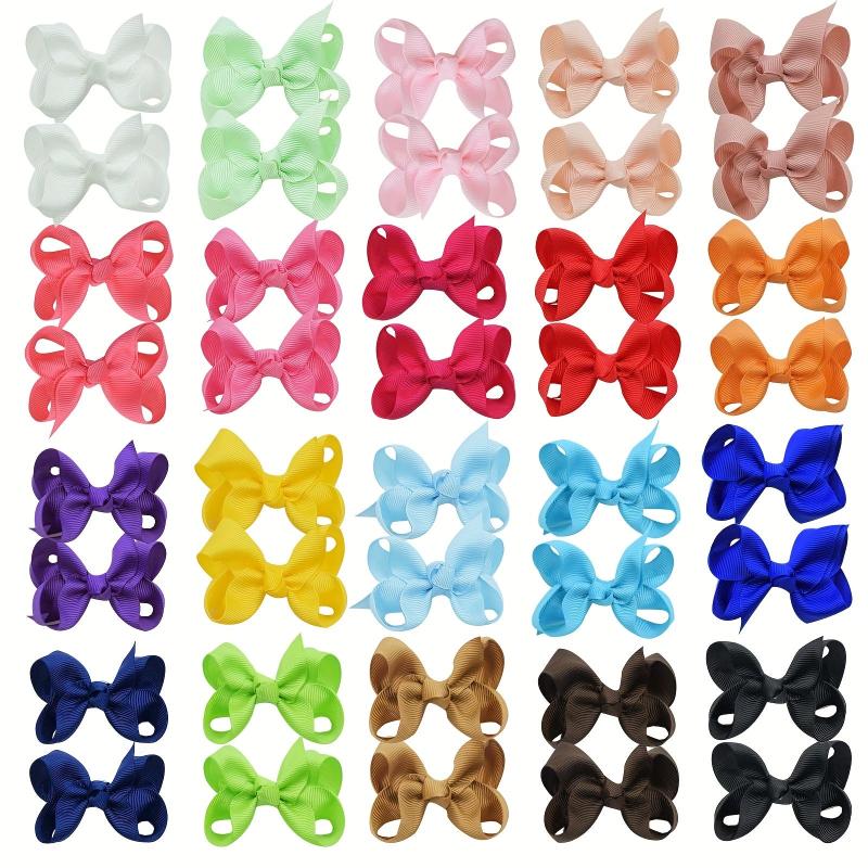 Ribbon Hair Bows Clips Kids Bow Hair Pins
