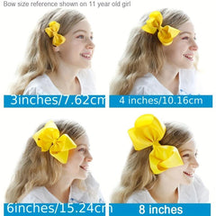 Ribbon Hair Bows Clips Kids Bow Hair Pins