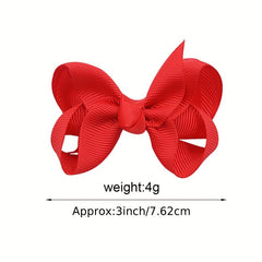 Ribbon Hair Bows Clips Kids Bow Hair Pins