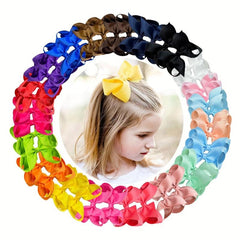 Ribbon Hair Bows Clips Kids Bow Hair Pins