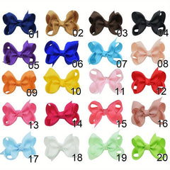 Ribbon Hair Bows Clips Kids Bow Hair Pins
