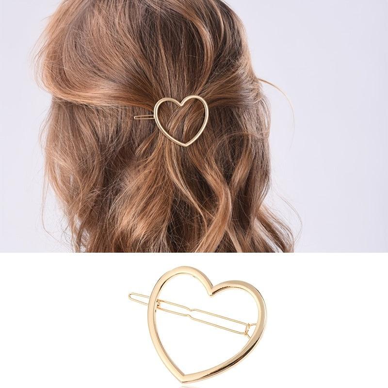 Sweet Heart Shape Hairpins Hair Clip Delicate Hair Pin Jewelry Accessories