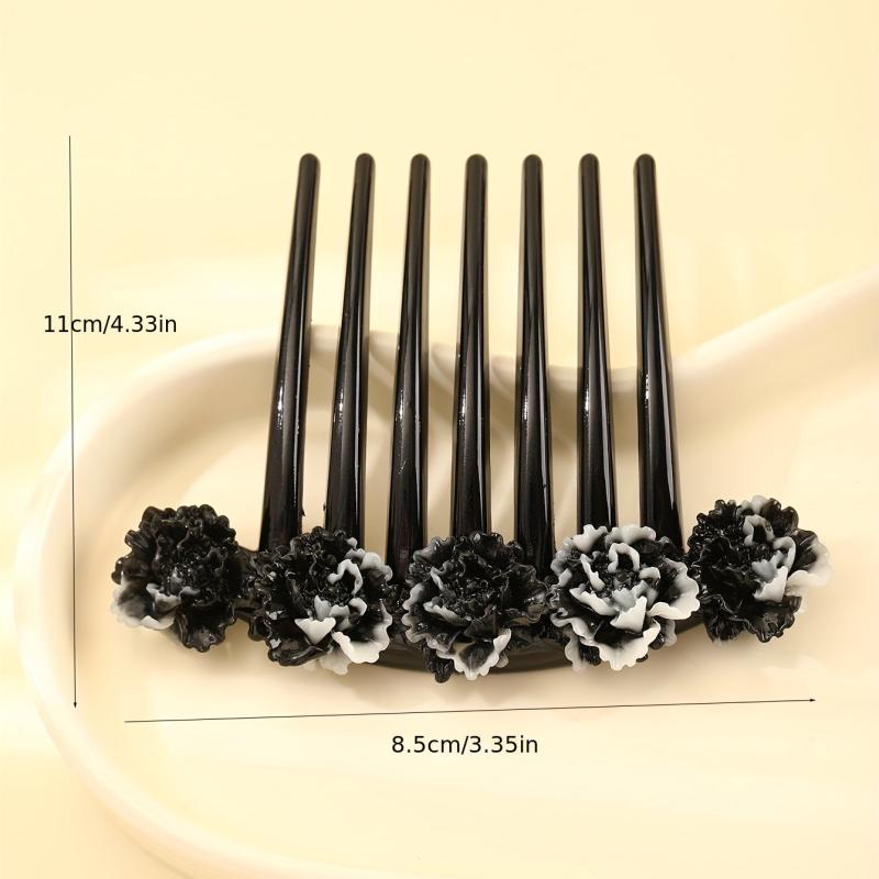 Flower Decor Hairpin Headdress Hair Accessories For Women Girls