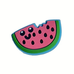 Cartoon PVC Fruit Pattern Shoe Charm Clogs Buckle Sandals Decoration