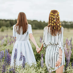Bohemian Daisy Headband with Tassel for Bride's Headdress