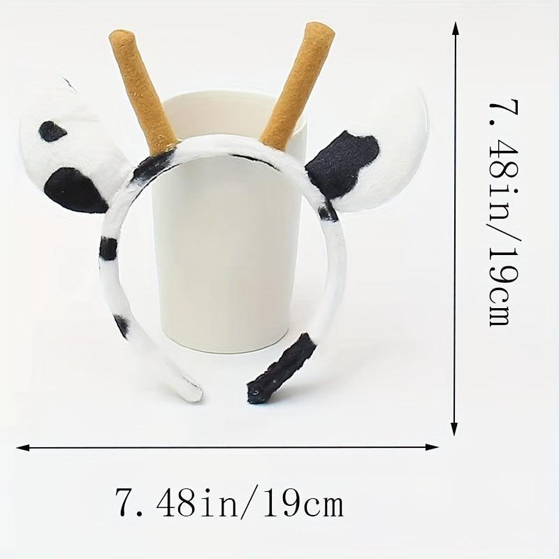 Cow Ears Headband Funny Hairband Wash Face Spa Make Up Head Hoop Hair Accessorie