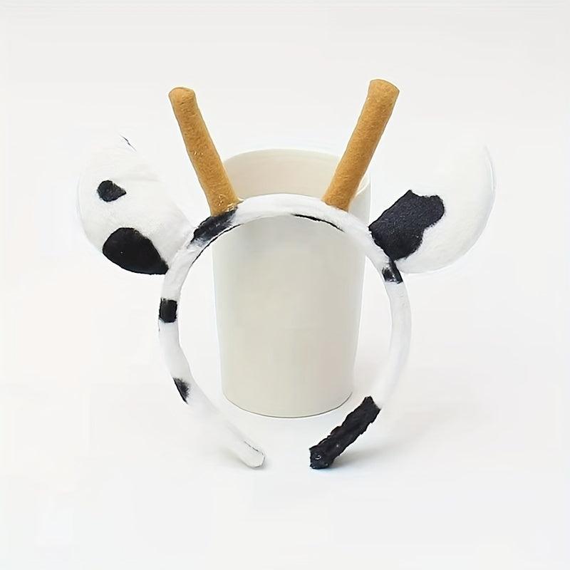 Cow Ears Headband Funny Hairband Wash Face Spa Make Up Head Hoop Hair Accessorie