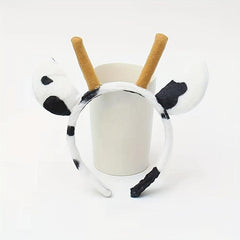 Cow Ears Headband Funny Hairband Wash Face Spa Make Up Head Hoop Hair Accessorie