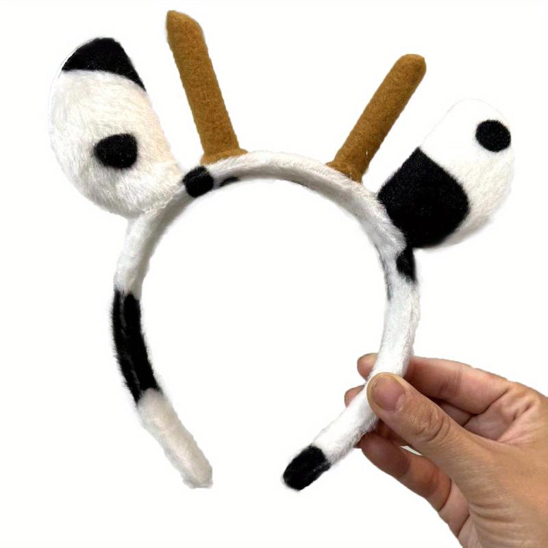 Cow Ears Headband Funny Hairband Wash Face Spa Make Up Head Hoop Hair Accessorie