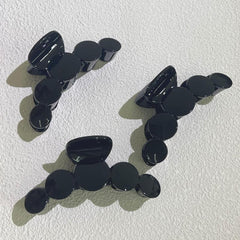 6pcs Large Glossy Hair Claw Clip For Thick Hair