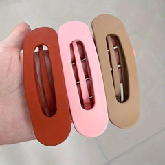 3pcs Colorful Duckbill Hair Clips Acrylic Headwear Strong Hold Hair Accessories