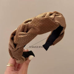 Solid Sponge Headband Girls Hairband Headwear Women's Hair Accessories