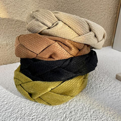 Solid Sponge Headband Girls Hairband Headwear Women's Hair Accessories