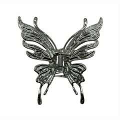Metal Hair Claw Butterfly Lady Non slip Hollow Shark Claw Thick Hair Accessories
