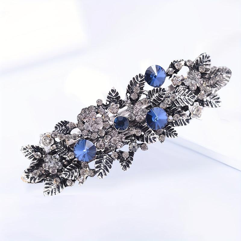 Crystal Rhinestone Hair Clip French Barrette Hair Accessories