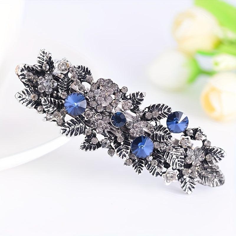 Crystal Rhinestone Hair Clip French Barrette Hair Accessories