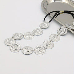 Boho Coin Head Chain Gold Hair Chain Headpieces for Women Girls
