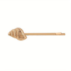 Ocean Metal Hair Pin Shell Shaped Bobby Pin For Girls
