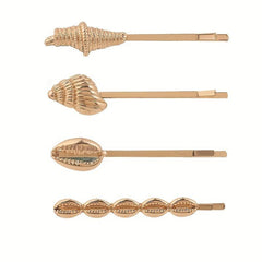 Ocean Metal Hair Pin Shell Shaped Bobby Pin For Girls