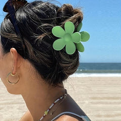 6pcs Nonslip Frosted Hair Claw For Girls and Women