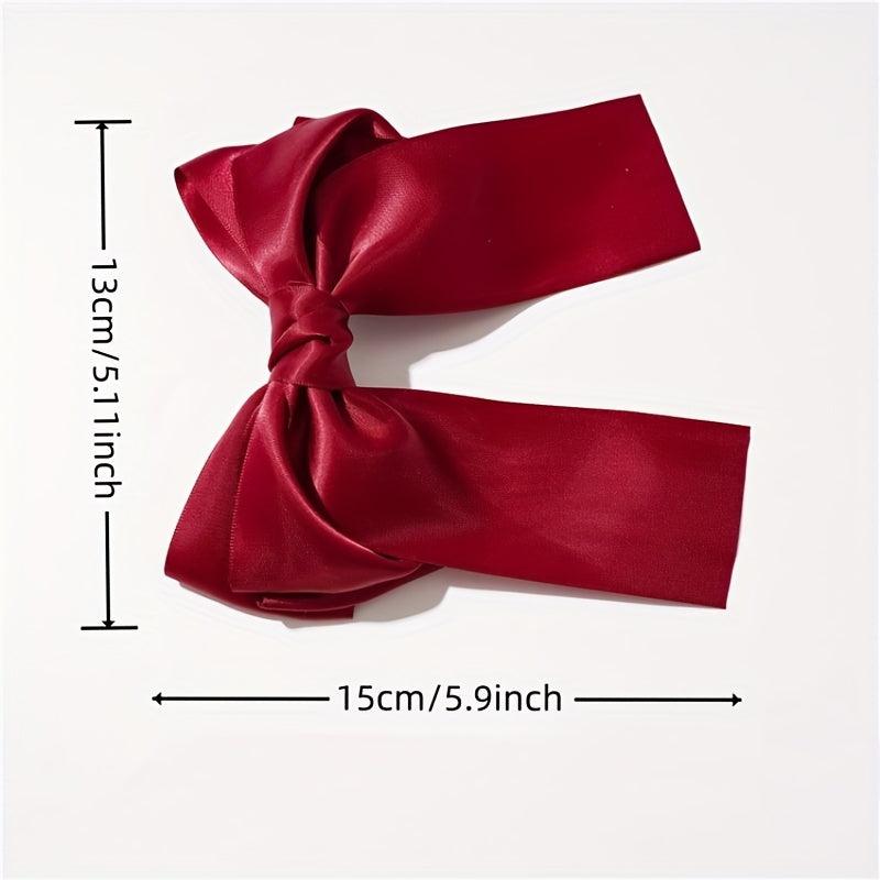 Large Sweet Bowknot Hair Clip for Girls