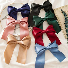 Large Sweet Bowknot Hair Clip for Girls