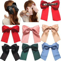 Large Sweet Bowknot Hair Clip for Girls