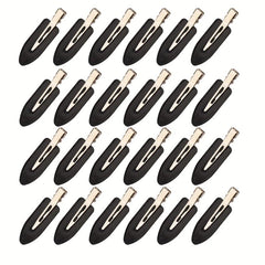 24pcs Duckbill Hair Clips Salon Non Crease Hair Slides Clip