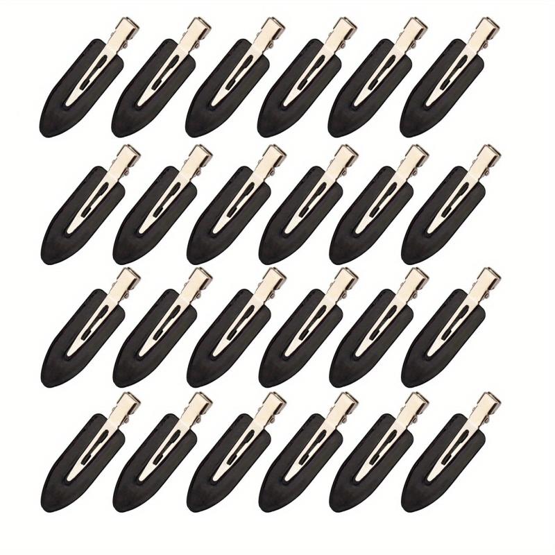 24pcs Duckbill Hair Clips Salon Non Crease Hair Slides Clip