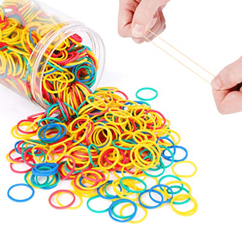 200Pcs High Elastic Hair Tie Ponytail Holder Scunchies Kids Hair Accessories