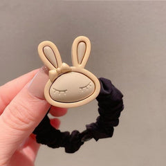 Rabbit Bunny Hair Ties Scrunchie Ponytail Holder for Women Girls