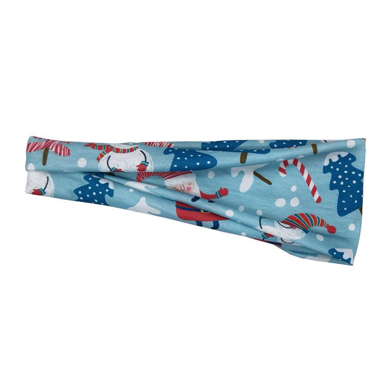 Christmas SweatBand Sports Headband Men's Hairband Fitness