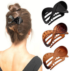 3pcs Hair Claw Clips For Women Thin Hair 8 Strong Hold & Non Slip Large Hair Cla