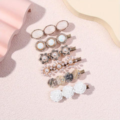 6pcs Hair Clips Non Slip Hair Decoration Girls Vacation Travel Accessory