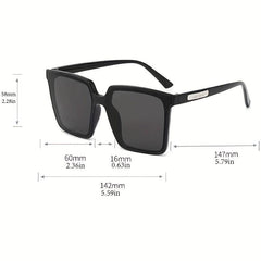 Large Square Sunglasses UV400 Sun Shades Glasses