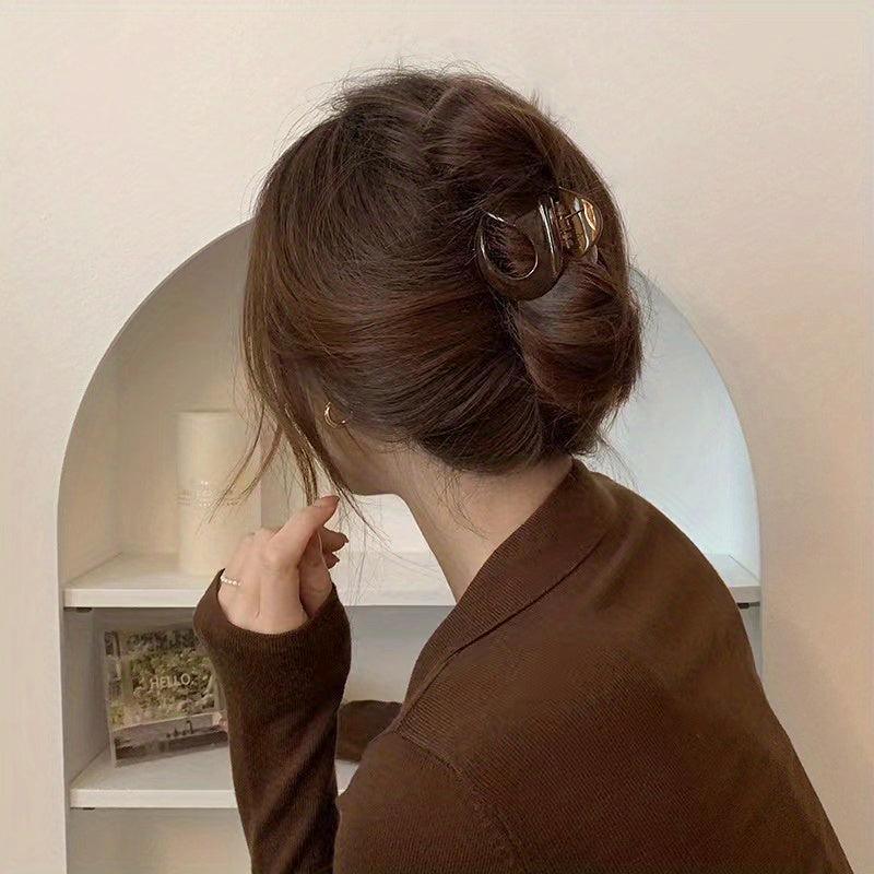 Vintage Hair Claw Back Head Hair Clip Ponytail Holder Hair Accessories
