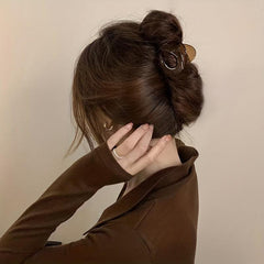 Vintage Hair Claw Back Head Hair Clip Ponytail Holder Hair Accessories
