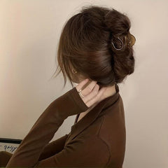 Vintage Hair Claw Back Head Hair Clip Ponytail Holder Hair Accessories