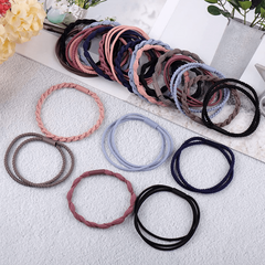 24PCS High Elasticity Hair Rope Bracelet Hair Tie