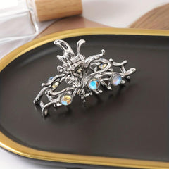 Metal Butterfly Hair Clip Large Shark Claw Headdress