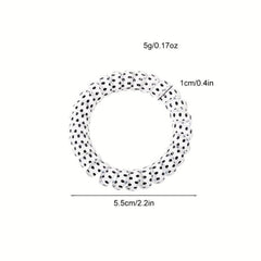 Rainbow Spiral Hair Tie Elastic Hair Ring Gradient Ponytail Holder