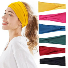 Elastic Yoga Sweat Headband Running Fitness Sweatband