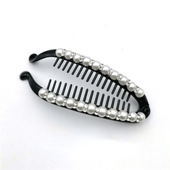 Pearl Rhinestone Hair Clips Vintage Hair Accessories