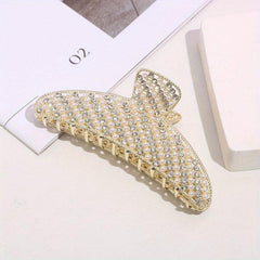 Rhinestone Hair Claw Head Jewelry Shark Claw Ponytail Holder Hair Accessories